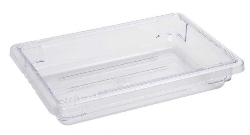 12" x 18" x 3.5" Polycarbonate Rectangular  Clear Food Storage Container